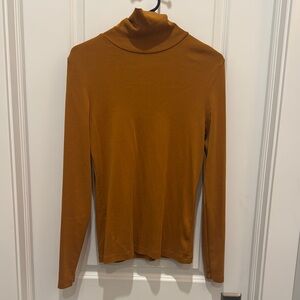 J. Crew Factory Women’s Large Brown Long Sleeve Turtleneck.